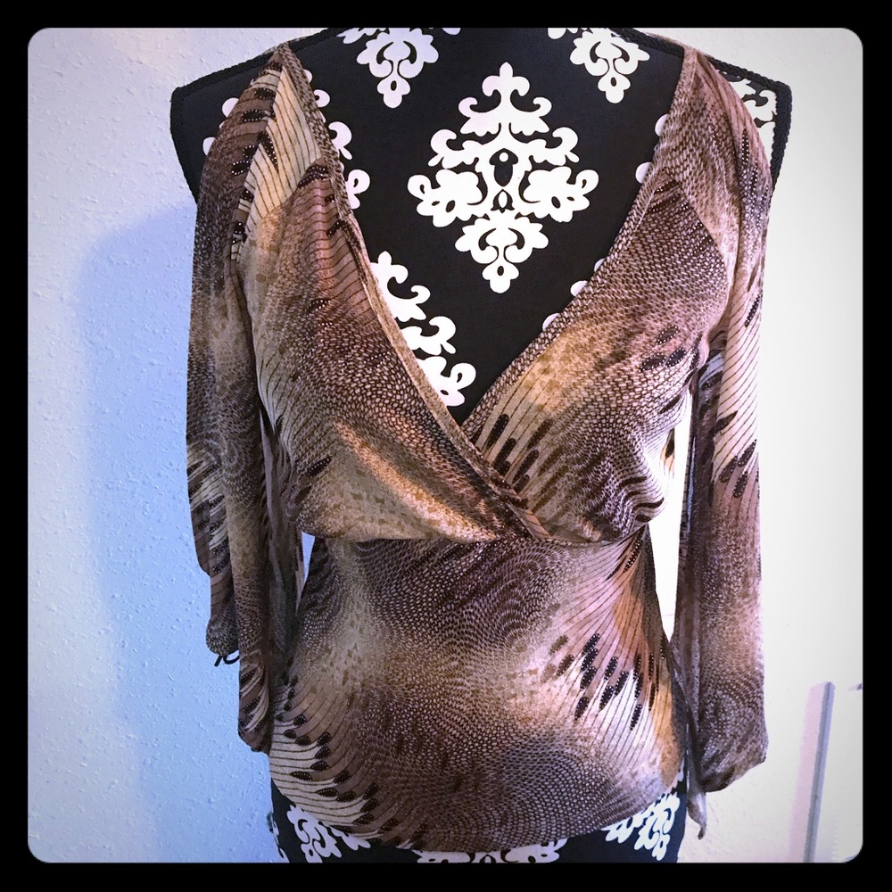 Cold shoulder blouse